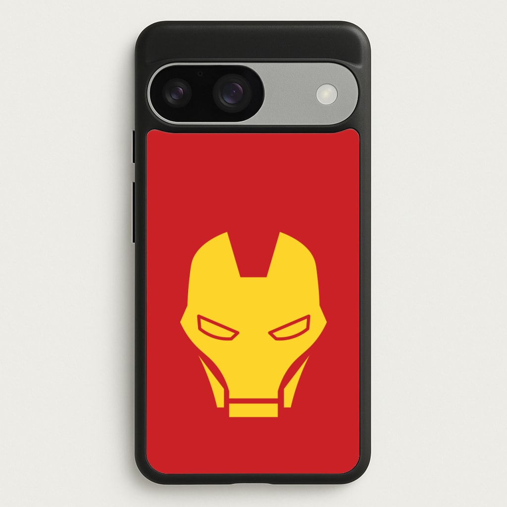 Red Robot Super Hero Face - Marvel Phone Case for Google Pixel 9 / 9 Pro