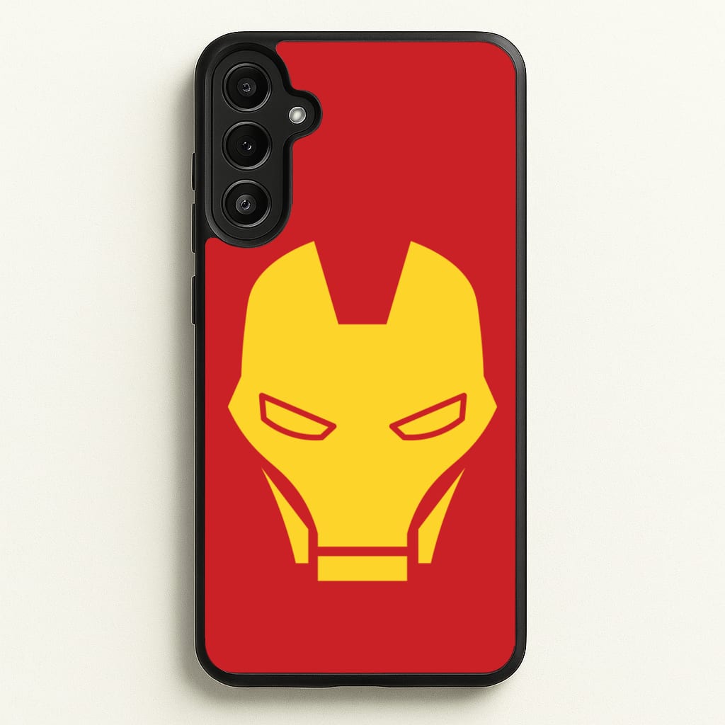 Red Robot Super Hero Face - Marvel Phone Case for Galaxy A34