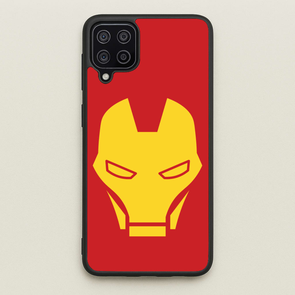 Red Robot Super Hero Face - Marvel Phone Case for Galaxy A12