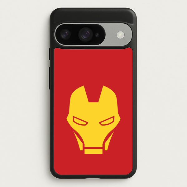 Red Robot Super Hero Face Phone Case for Google Pixel 10 / 10 Pro