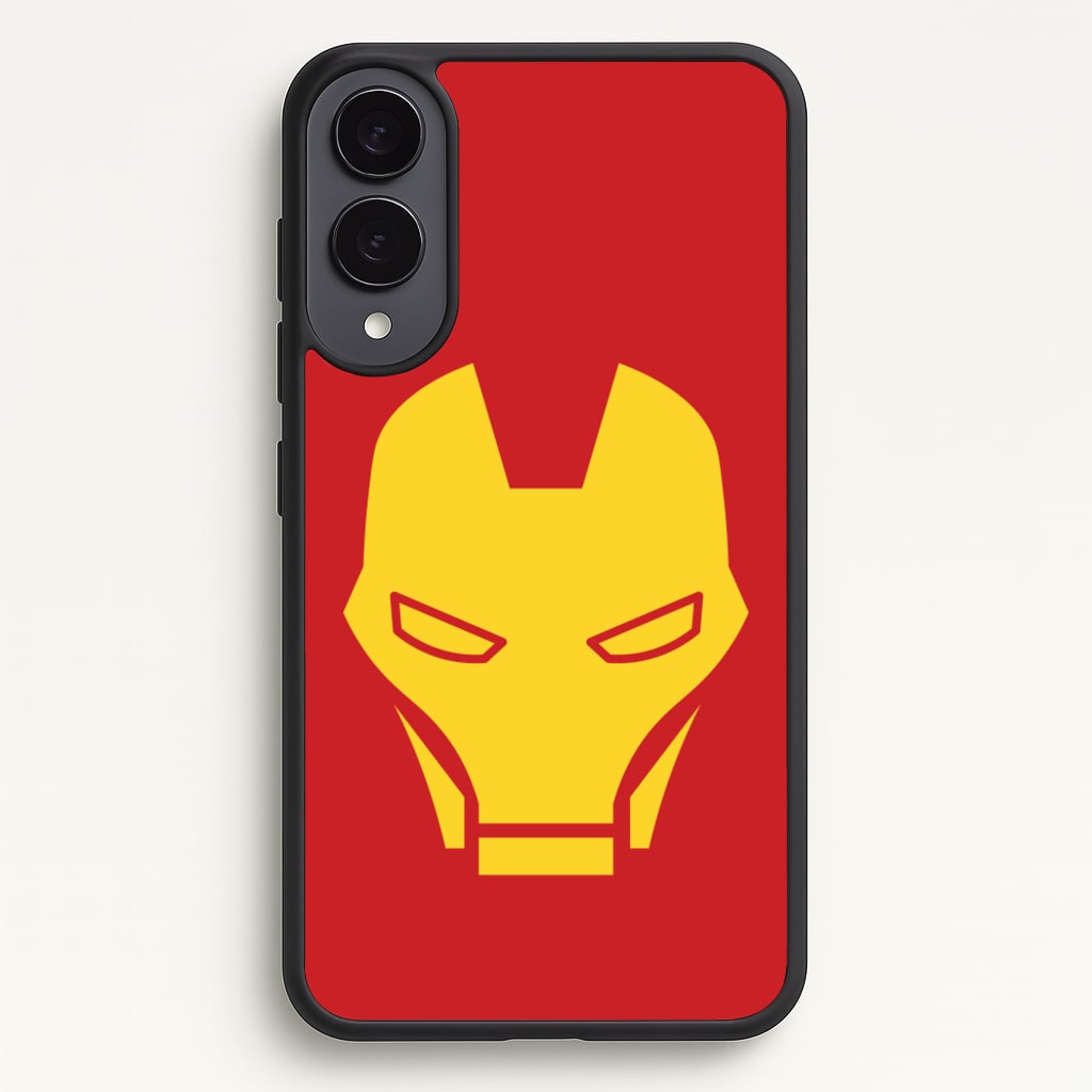 Red Robot Super Hero Face - Marvel Phone Case for Galaxy S25 Edge
