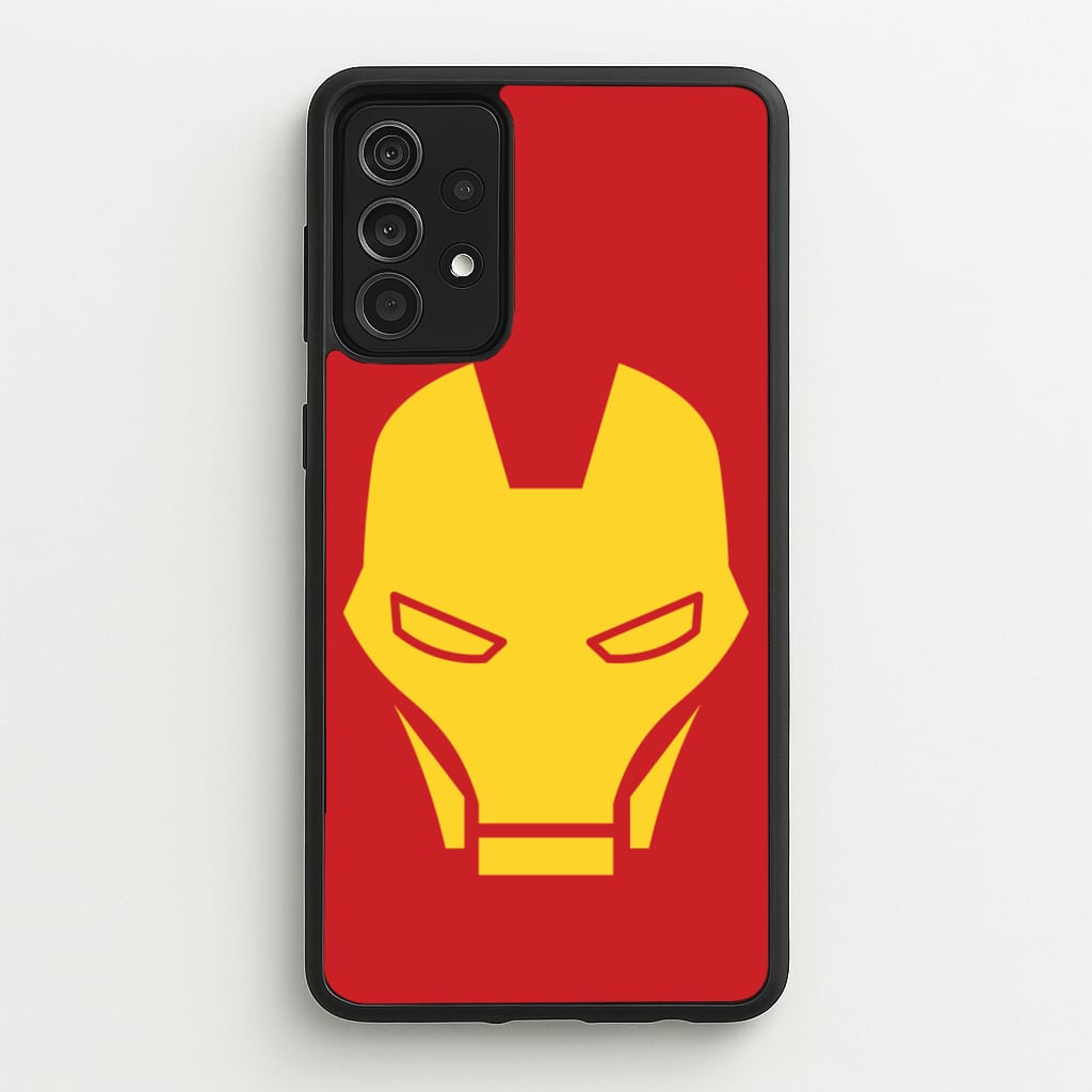 Red Robot Super Hero Face - Marvel Phone Case for Galaxy A52 / A52s