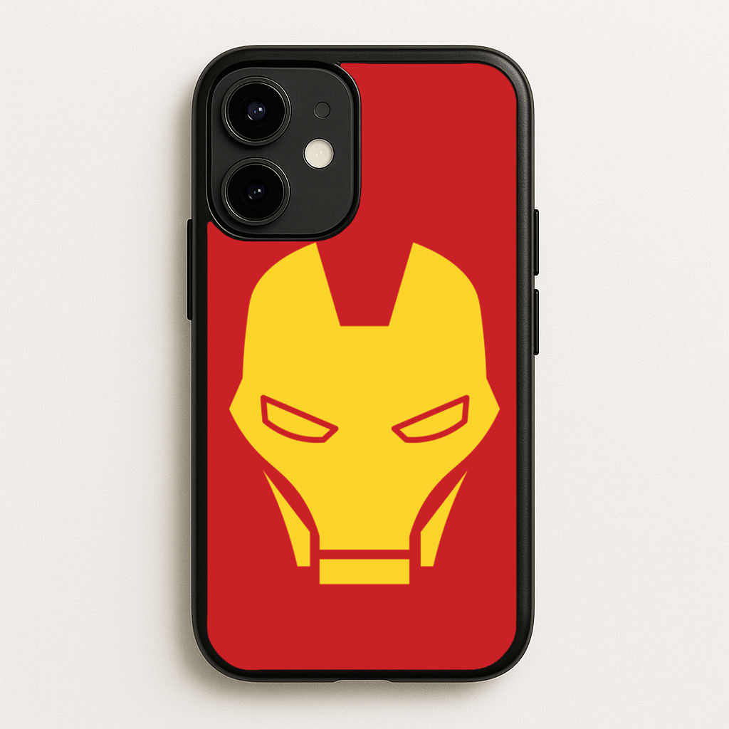 Red Robot Super Hero Face - Marvel Phone Case for iPhone 12 / 12 Pro