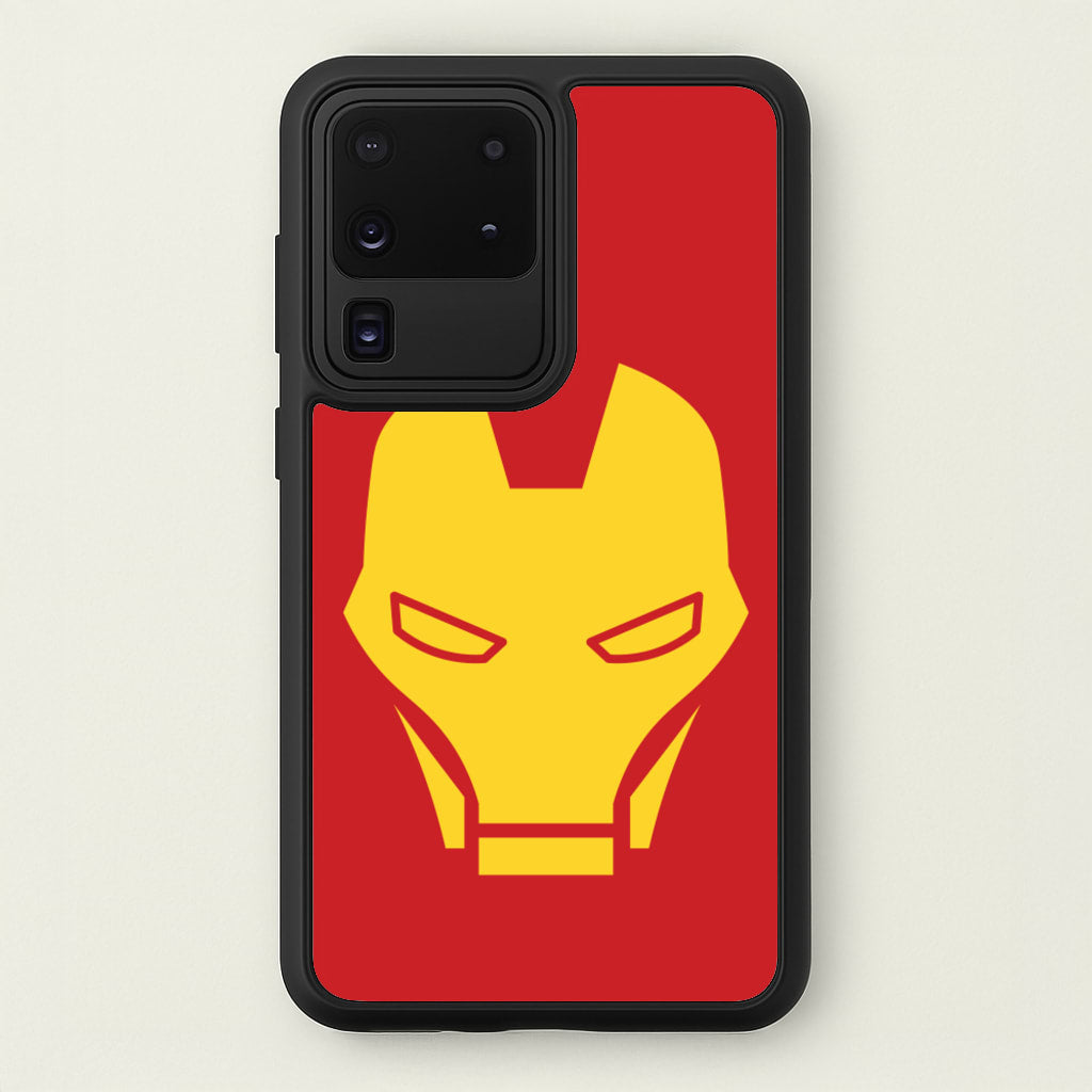 Red Robot Super Hero Face - Marvel Phone Case for Galaxy S20 Ultra