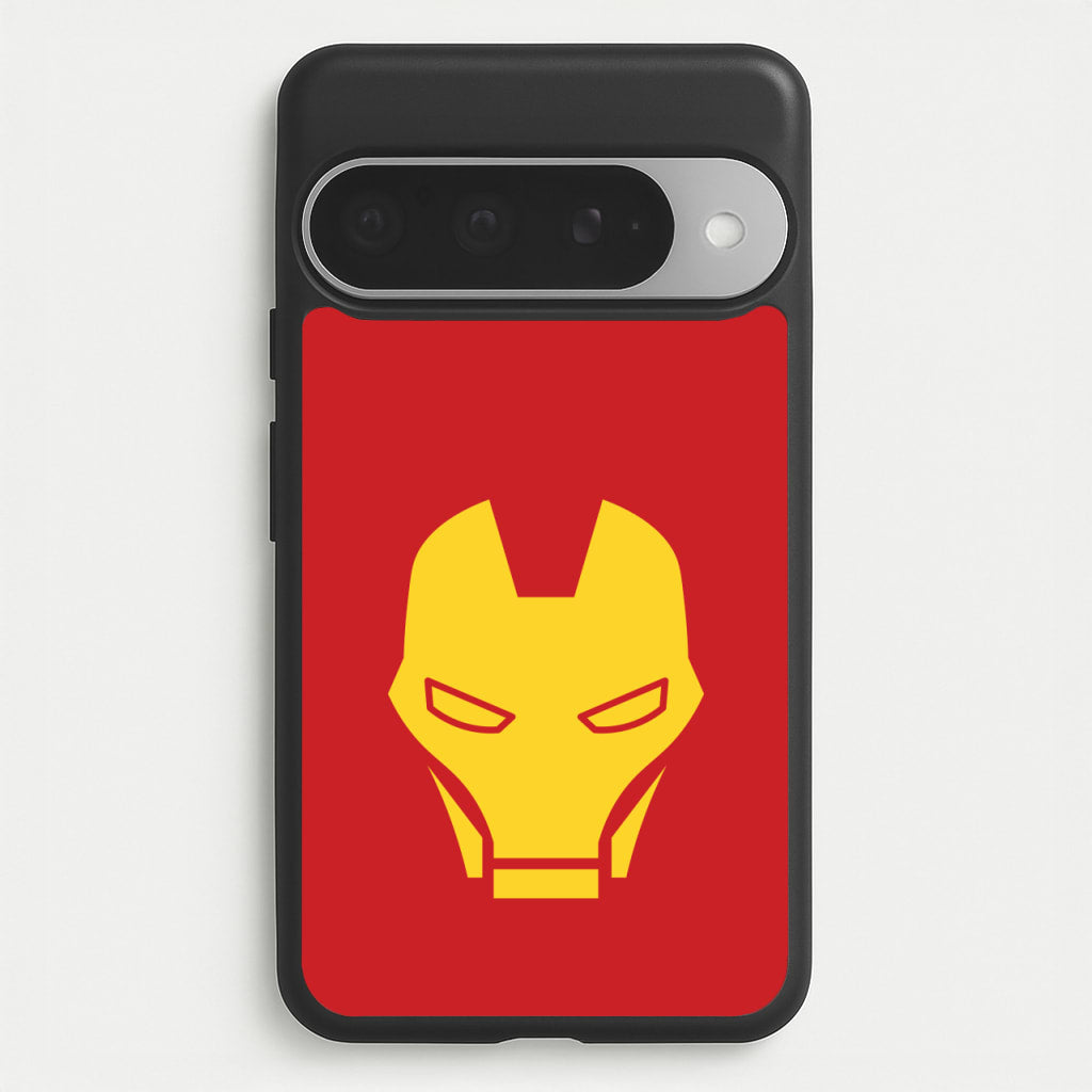 Red Robot Super Hero Face Phone Case for Google Pixel 10 Pro XL