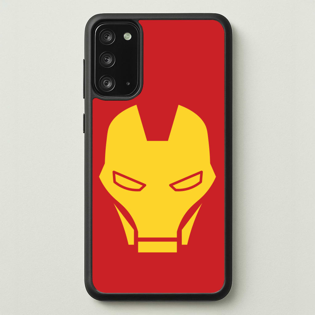 Red Robot Super Hero Face - Marvel Phone Case for Galaxy Note 20