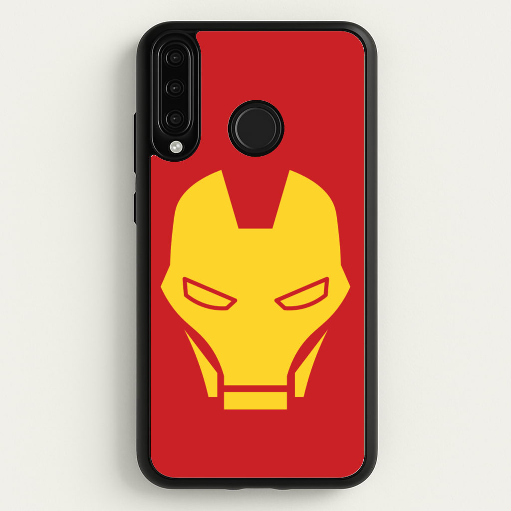 Red Robot Super Hero Face - Marvel Phone Case for Huawei P30 Lite