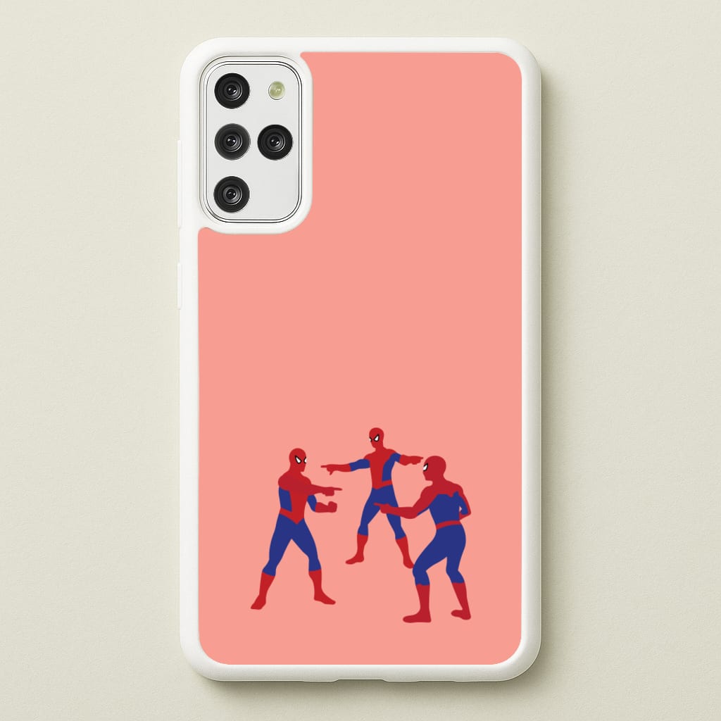 Spider Hero Pointing Meme - Marvel Phone Case for Galaxy S20 Plus