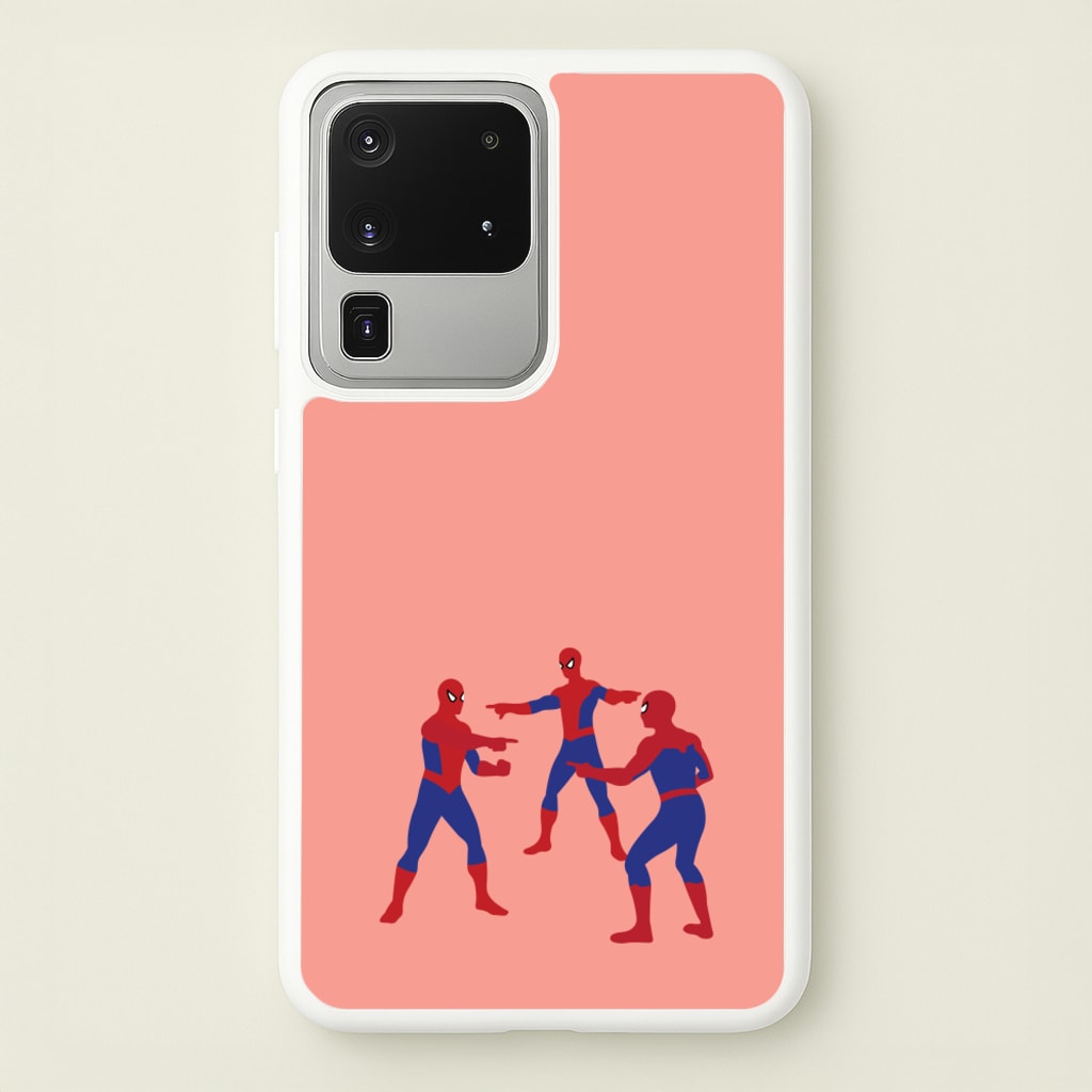 Spider Hero Pointing Meme - Marvel Phone Case for Galaxy S20 Ultra