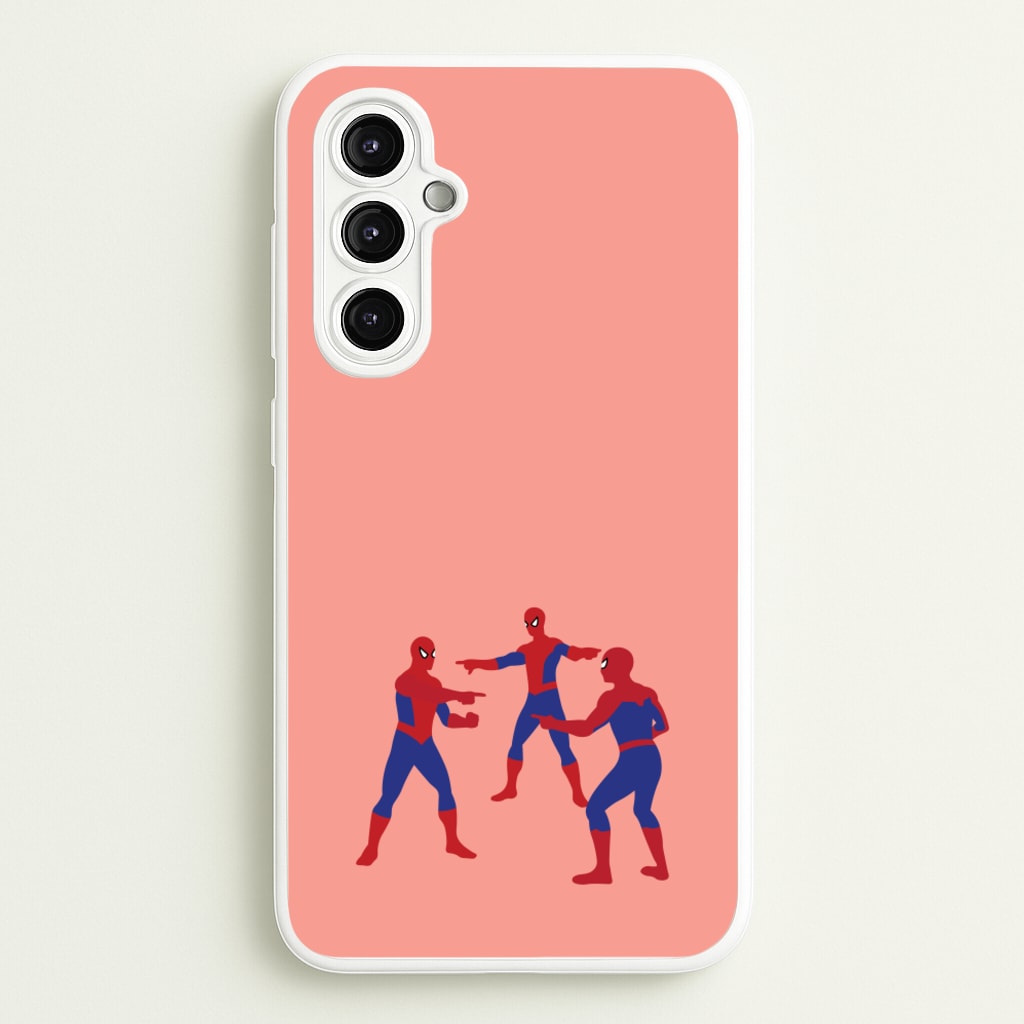 Spider Hero Pointing Meme - Marvel Phone Case for Galaxy A14