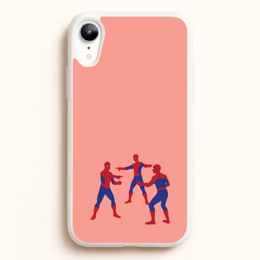 Spider Hero Pointing Meme - Marvel Phone Case for iPhone XR