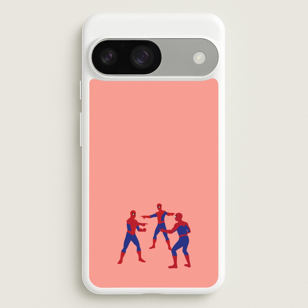 Spider Hero Pointing Meme - Marvel Phone Case for Google Pixel 9 / 9 Pro