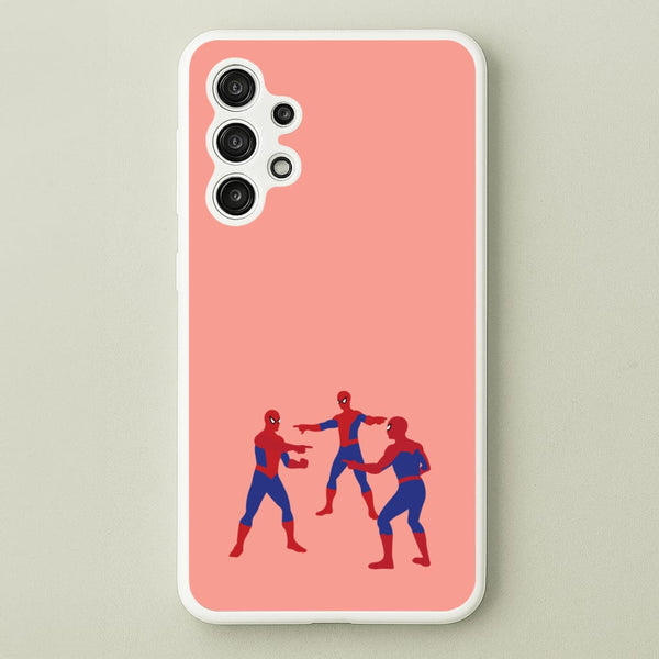 Spider Hero Pointing Meme - Marvel Phone Case for Galaxy A13