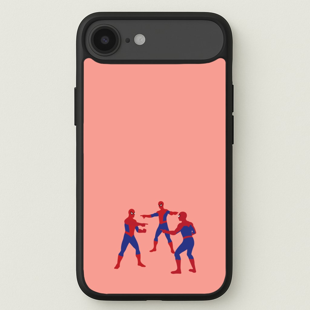 Spider Hero Pointing Meme Phone Case for iPhone 17 Air