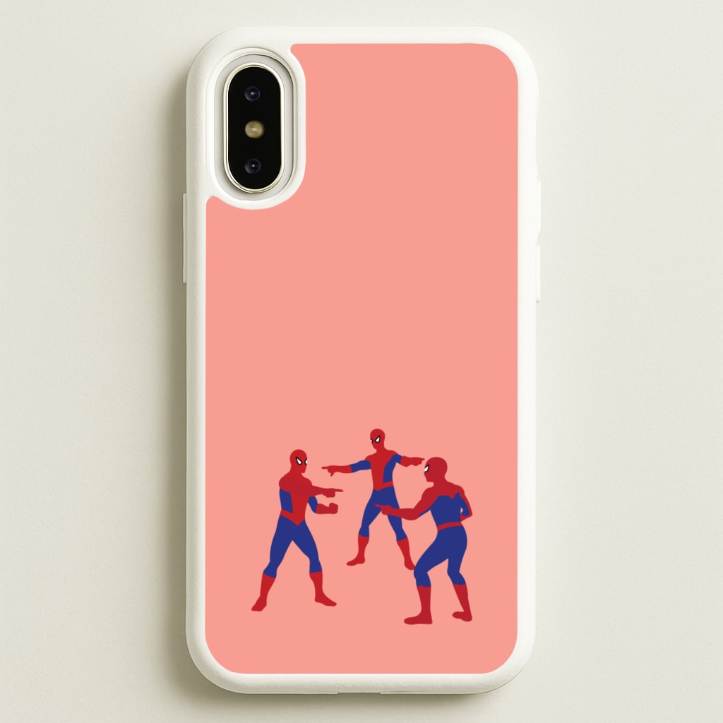Spider Hero Pointing Meme - Marvel Phone Case for iPhone X / XS