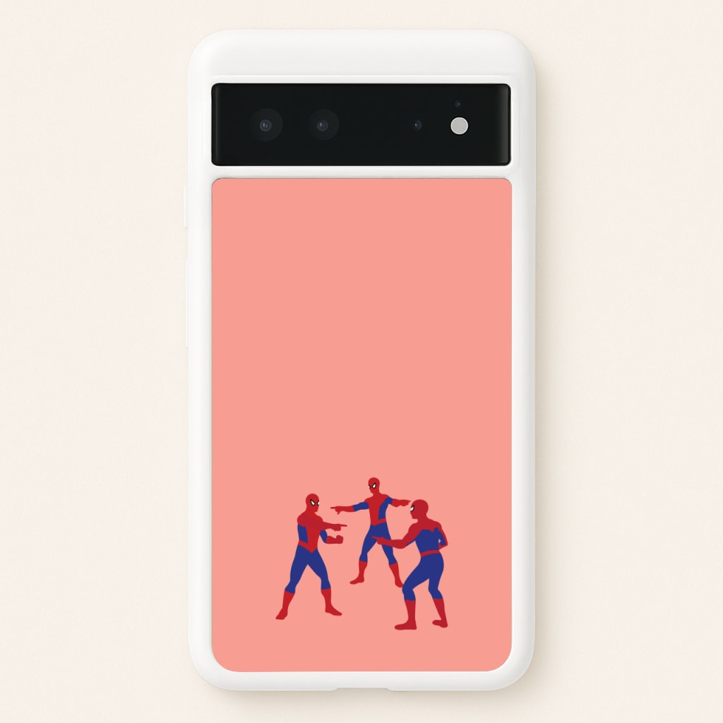 Spider Hero Pointing Meme - Marvel Phone Case for Google Pixel 6