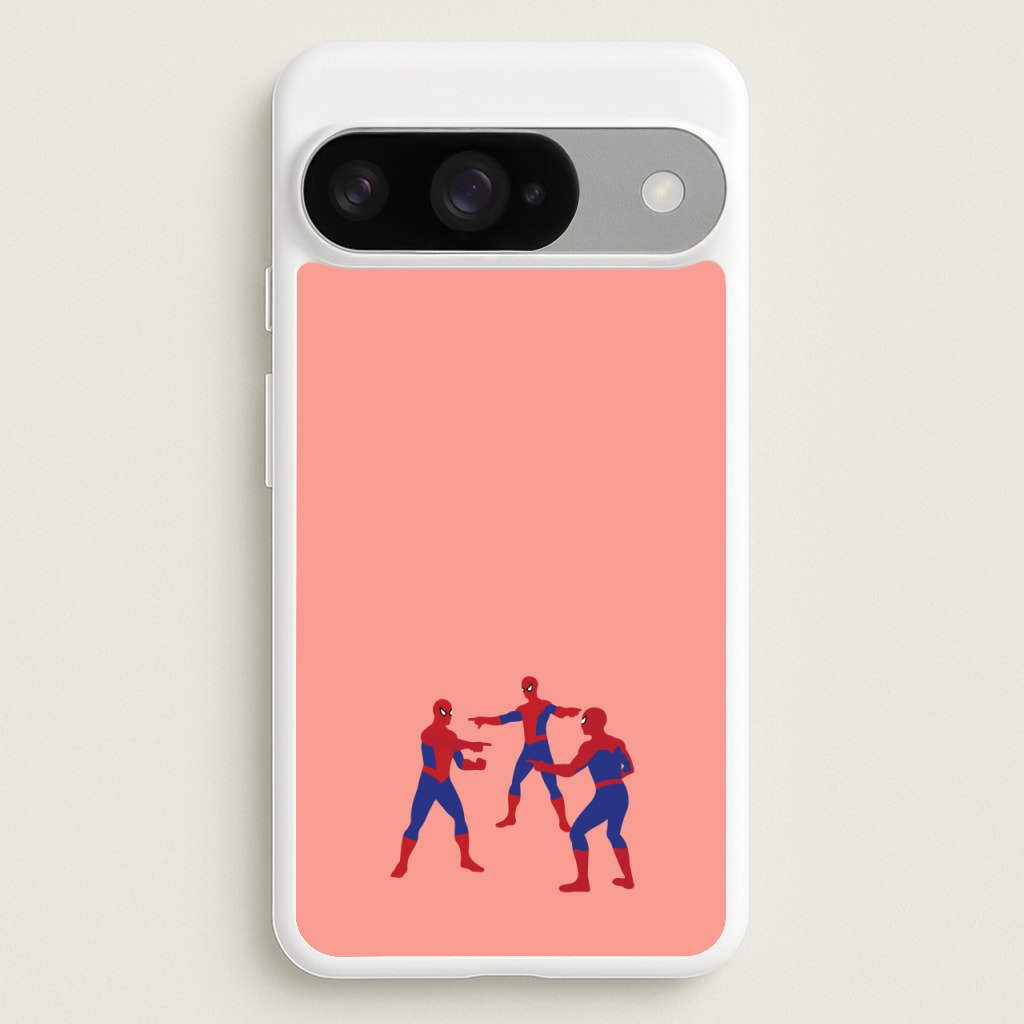 Spider Hero Pointing Meme Phone Case for Google Pixel 10 / 10 Pro