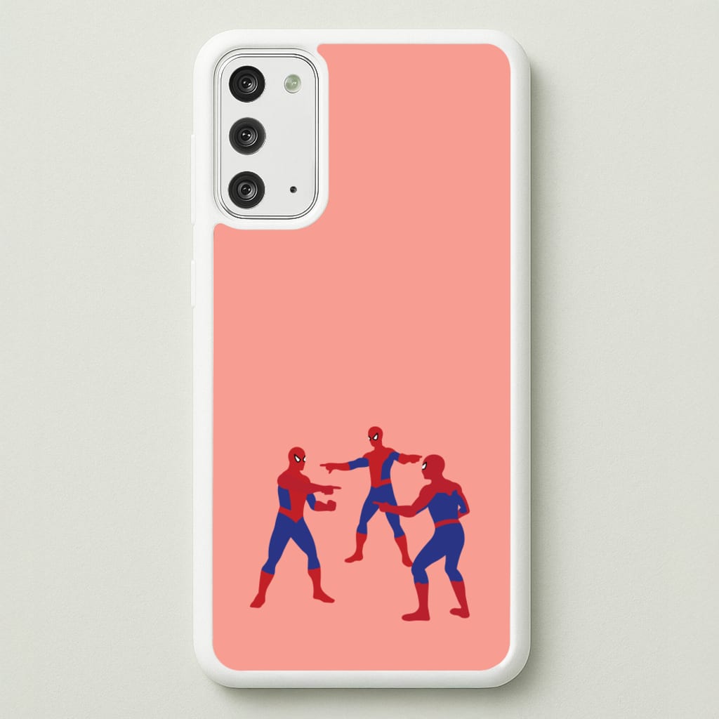 Spider Hero Pointing Meme - Marvel Phone Case for Galaxy Note 20