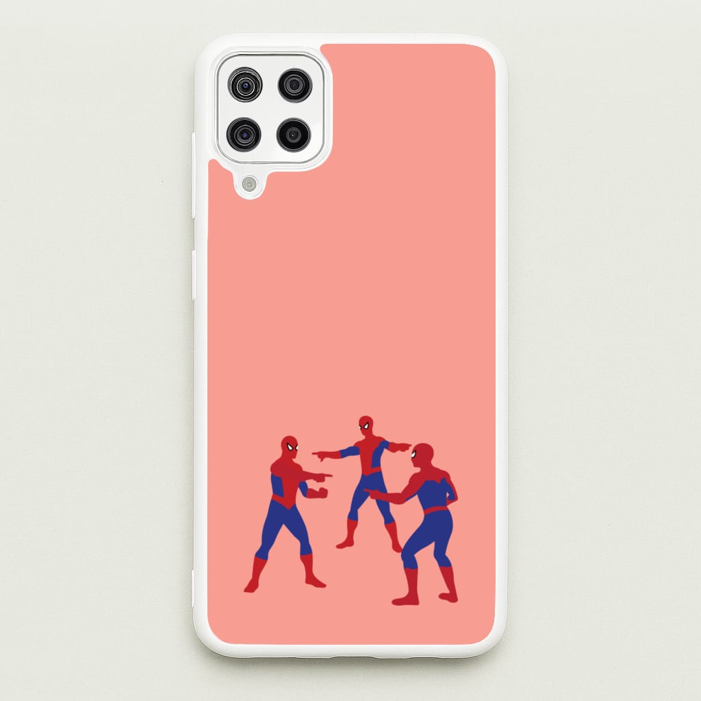 Spider Hero Pointing Meme - Marvel Phone Case for Galaxy A12