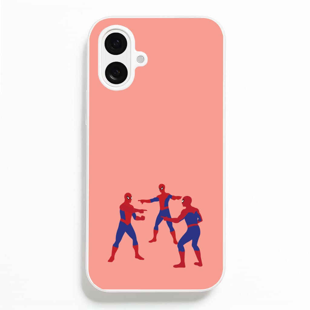Spider Hero Pointing Meme Phone Case