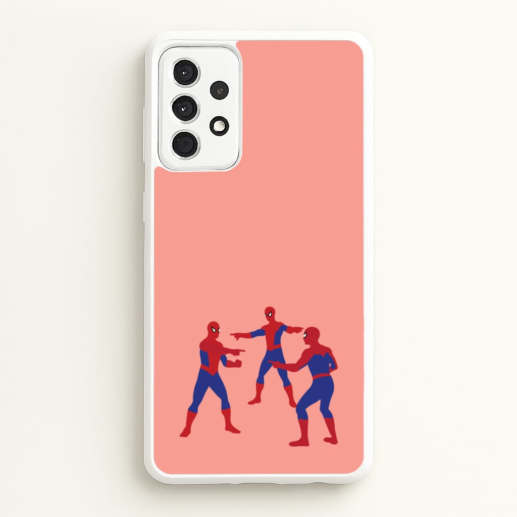 Spider Hero Pointing Meme - Marvel Phone Case for Galaxy A52 / A52s