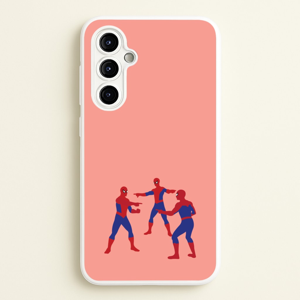 Spider Hero Pointing Meme - Marvel Phone Case for Galaxy A54