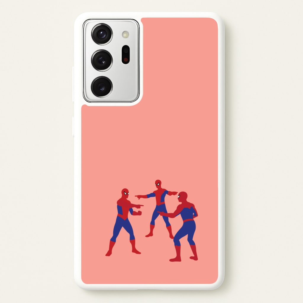 Spider Hero Pointing Meme - Marvel Phone Case for Galaxy Note 20 Ultra
