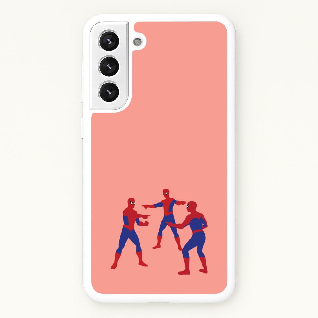 Spider Hero Pointing Meme - Marvel Phone Case for Galaxy S22