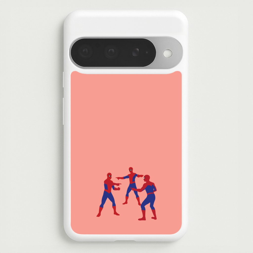 Spider Hero Pointing Meme Phone Case for Google Pixel 10 Pro XL
