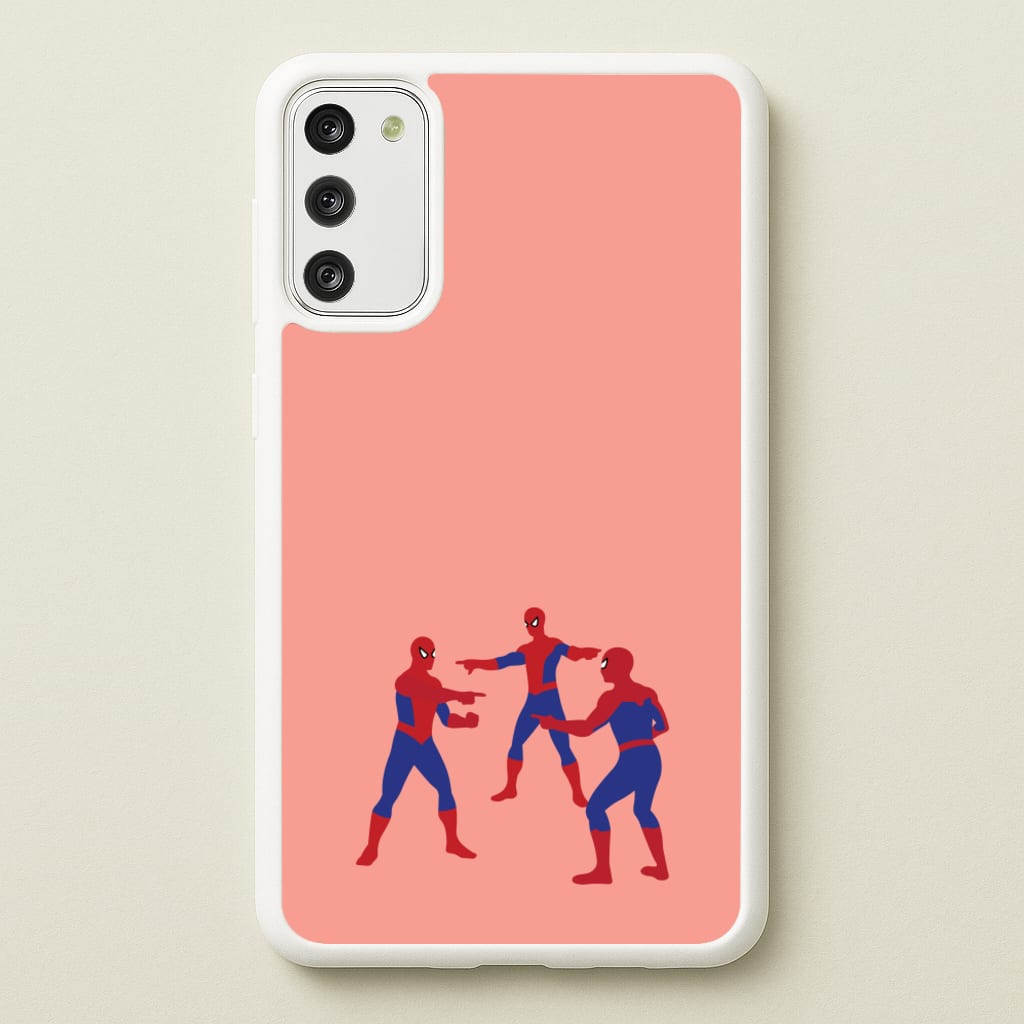 Spider Hero Pointing Meme - Marvel Phone Case for Galaxy S20