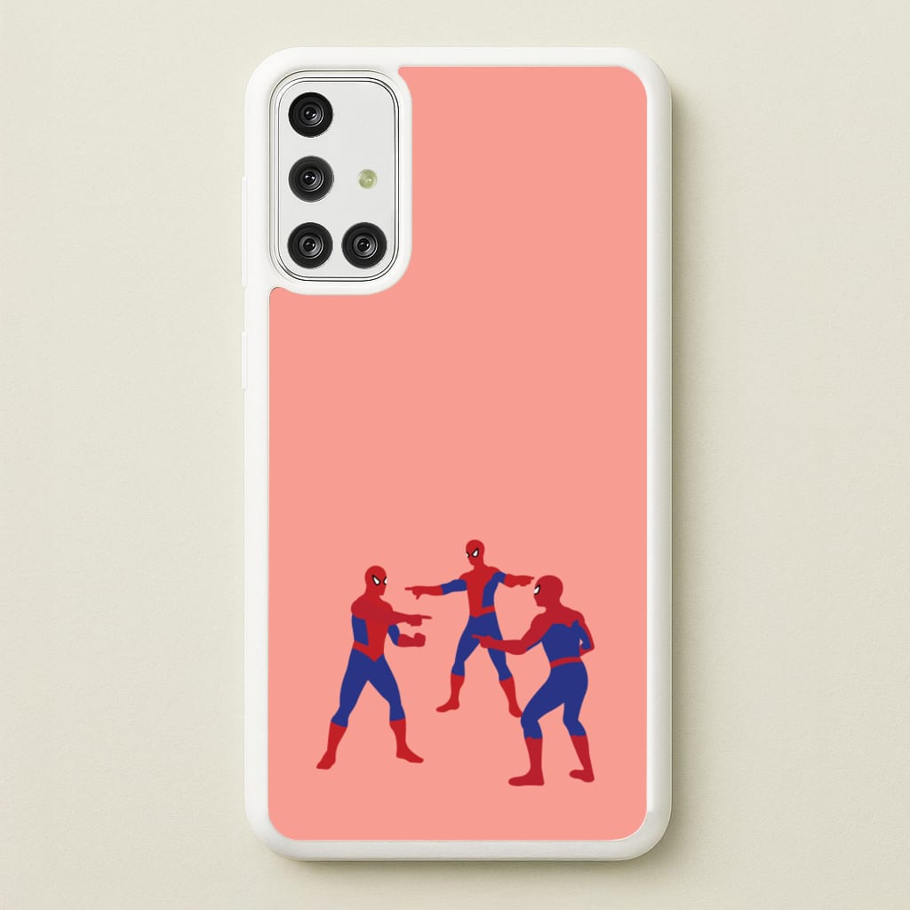Spider Hero Pointing Meme - Marvel Phone Case for Galaxy A71