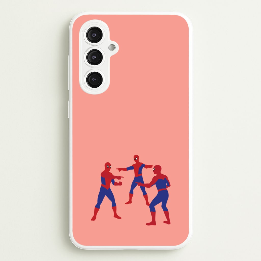 Spider Hero Pointing Meme - Marvel Phone Case for Galaxy S23FE