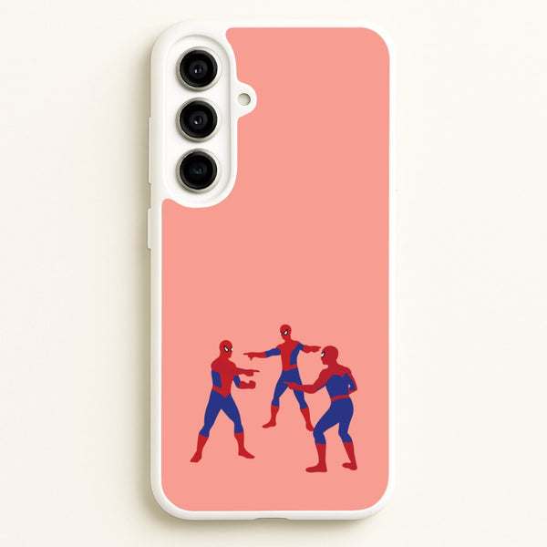 Spider Hero Pointing Meme - Marvel Phone Case for Galaxy A56