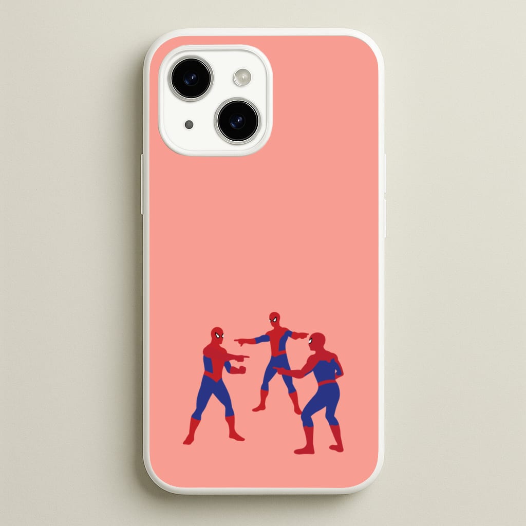 Spider Hero Pointing Meme - Marvel Phone Case for iPhone 15 Plus