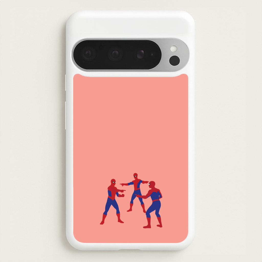 Spider Hero Pointing Meme - Marvel Phone Case for Google Pixel 9 Pro XL