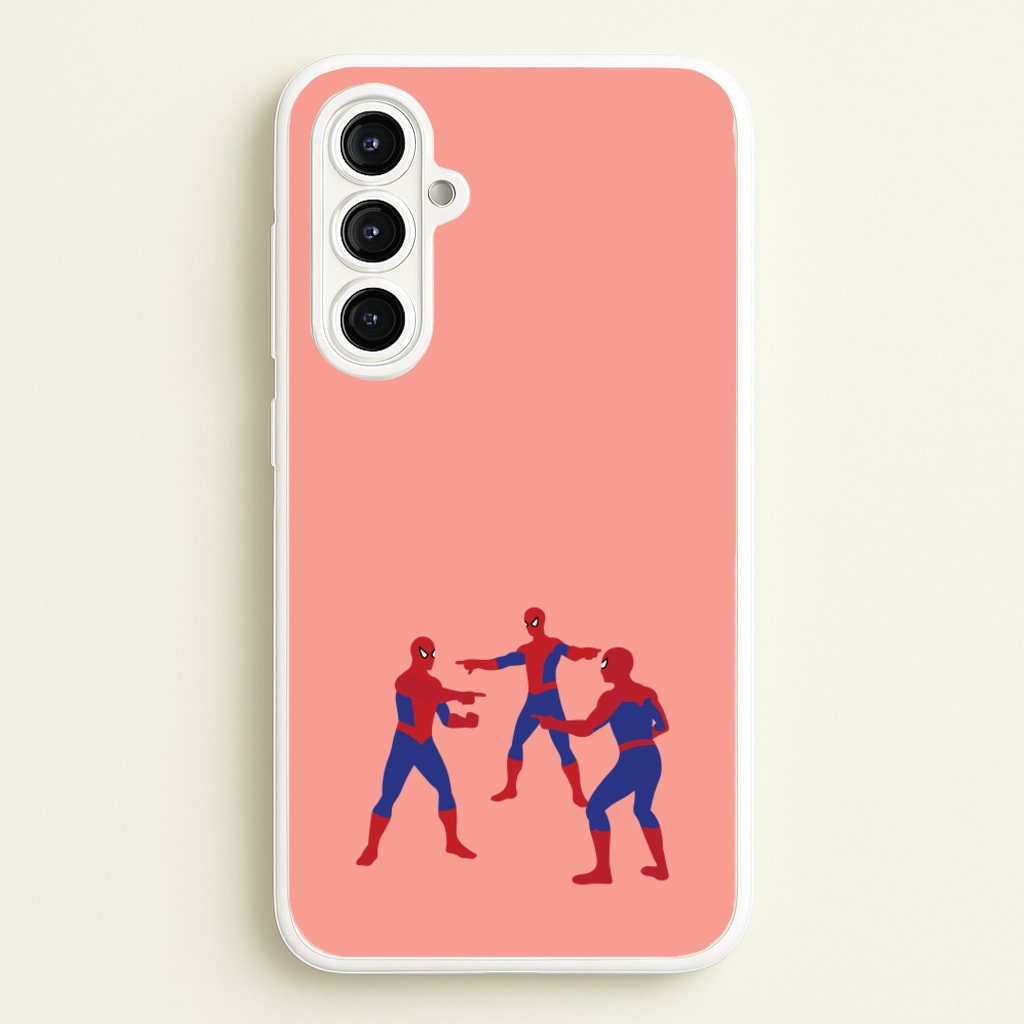 Spider Hero Pointing Meme - Marvel Phone Case for Galaxy A16