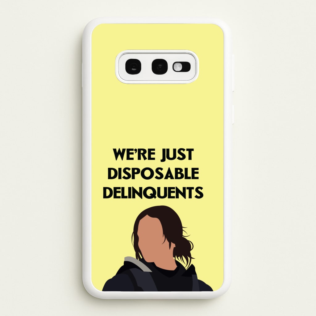 Disposable Delinquents - Thunderbolts Phone Case for Galaxy S10e
