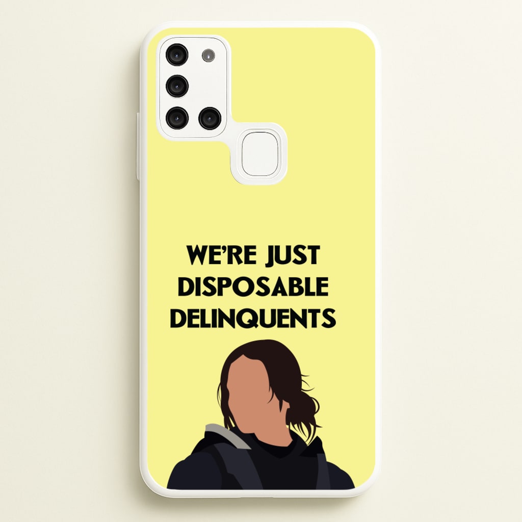 Disposable Delinquents - Thunderbolts Phone Case for Galaxy A21s