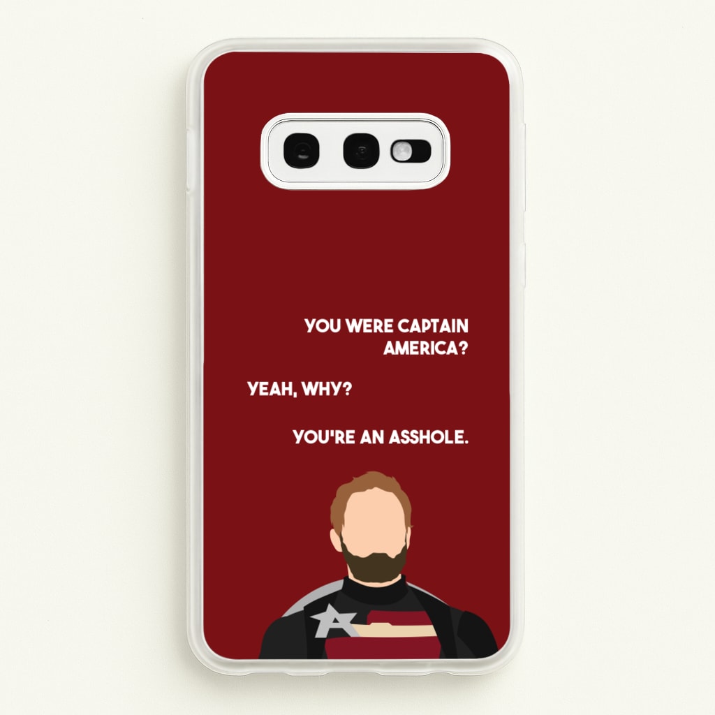 You're An Asshole - Thunderbolts Phone Case for Galaxy S10e