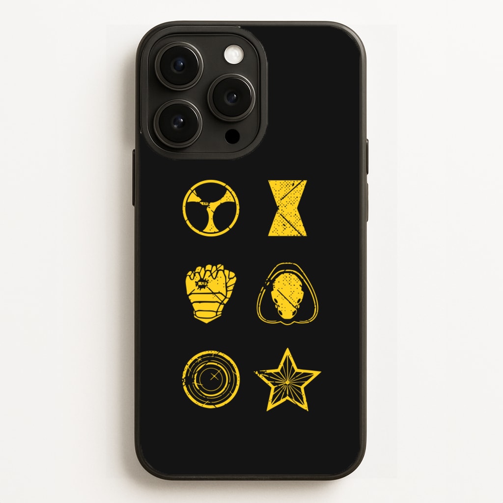 Antihero Symbols - Thunderbolts Phone Case for iPhone 16 Pro Max