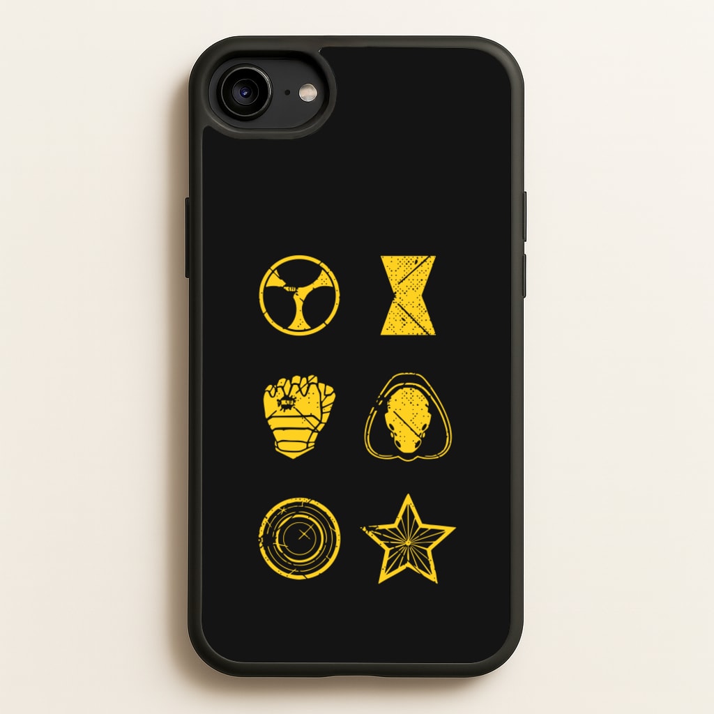Antihero Symbols - Thunderbolts Phone Case for iPhone 6 / 7 / 8 / SE