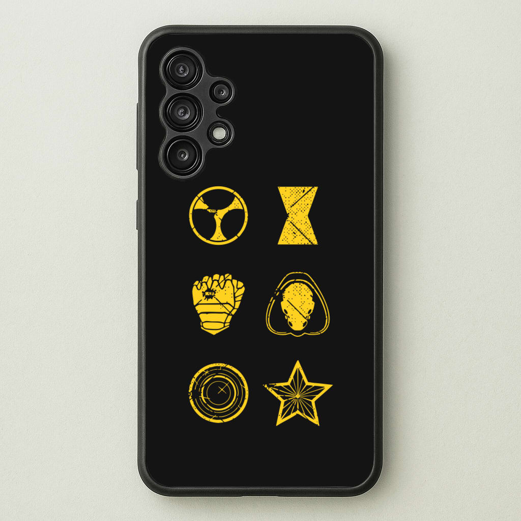 Antihero Symbols - Thunderbolts Phone Case for Galaxy A13
