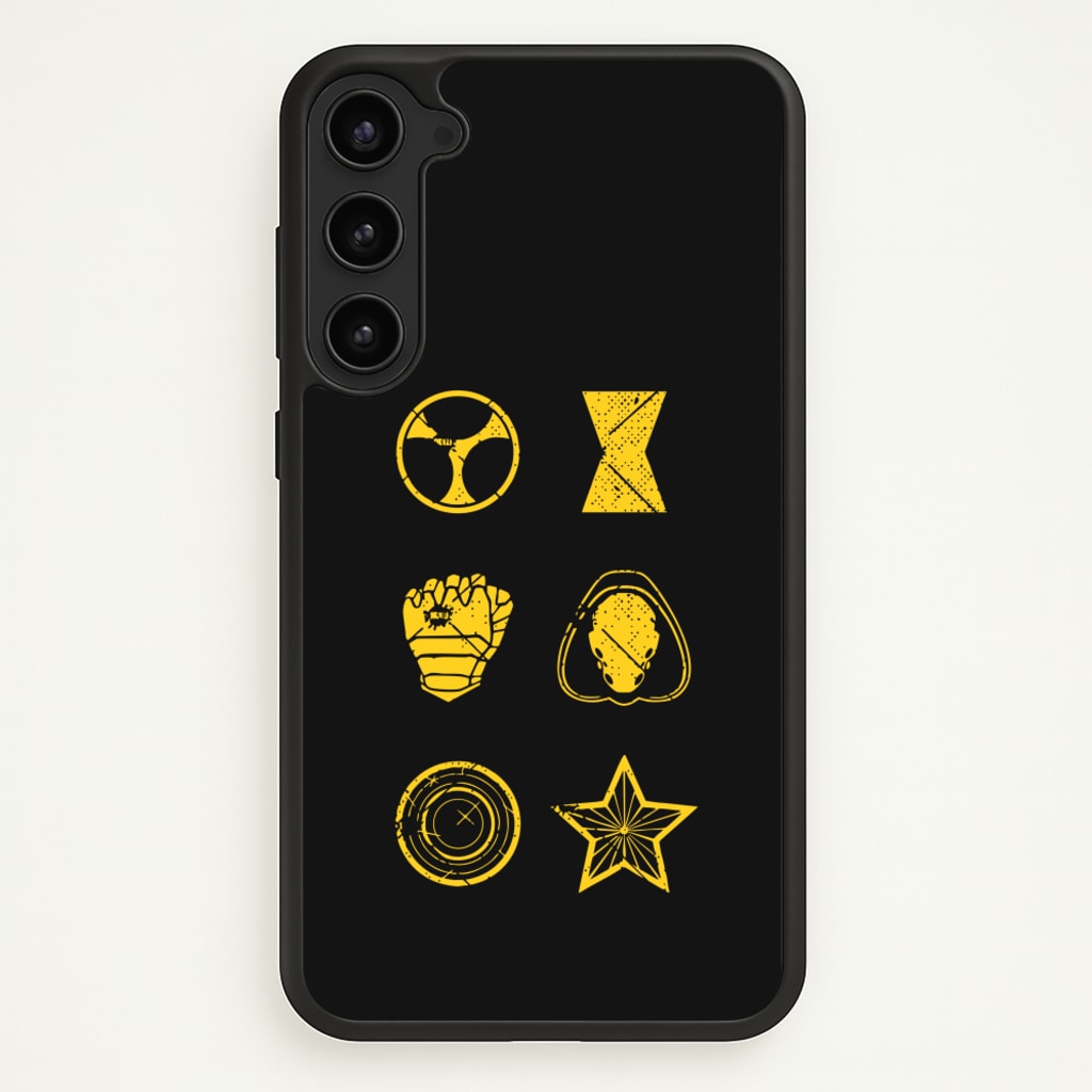 Antihero Symbols - Thunderbolts Phone Case for Galaxy S23 Plus