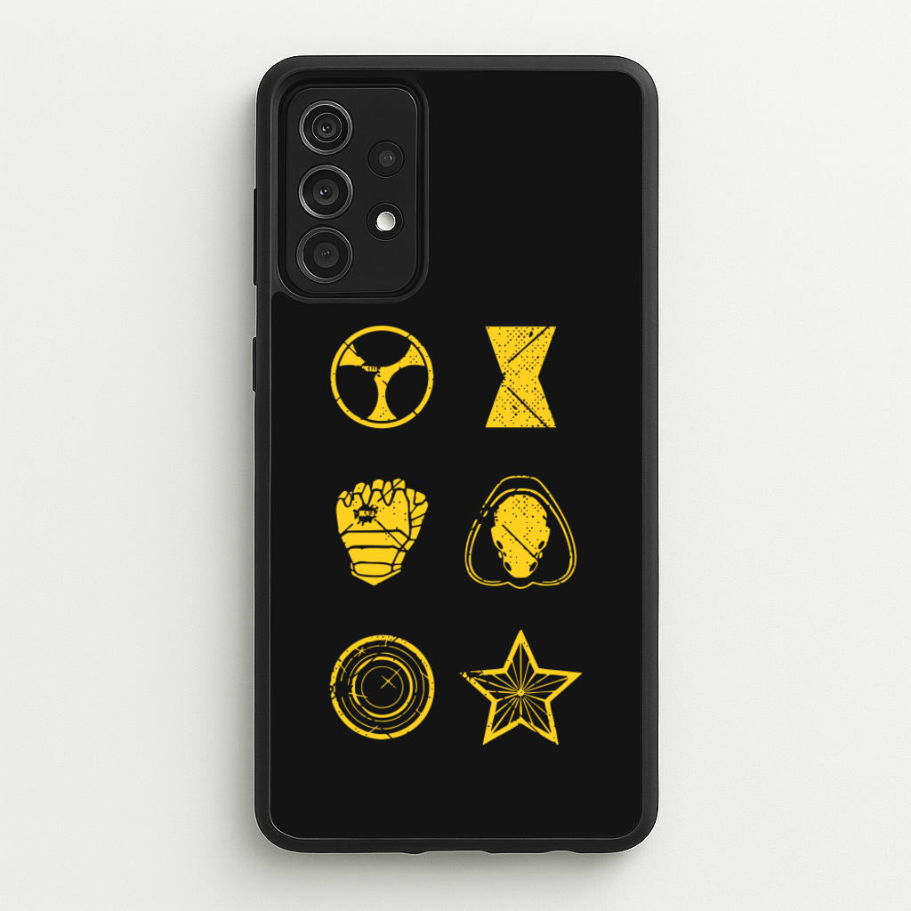 Antihero Symbols - Thunderbolts Phone Case for Galaxy A52 / A52s