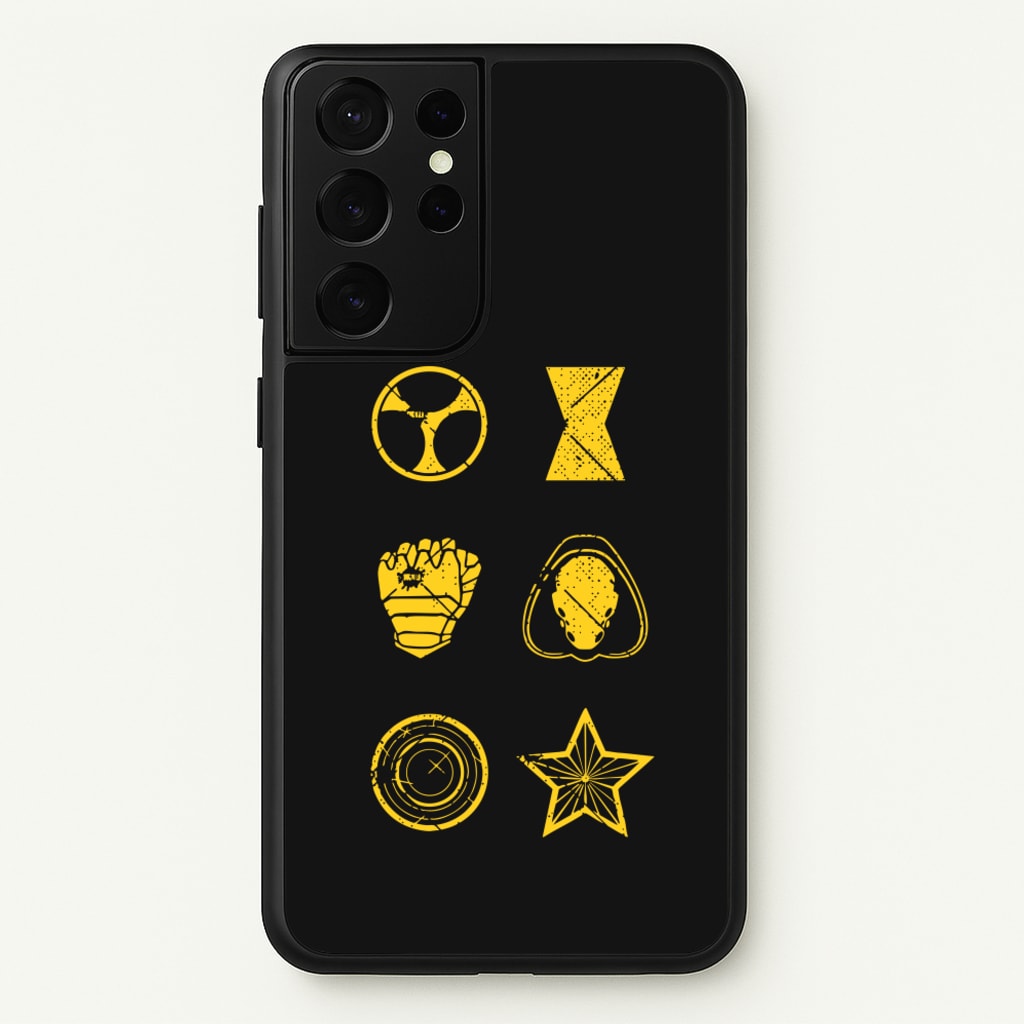 Antihero Symbols - Thunderbolts Phone Case for Galaxy S21 Ultra