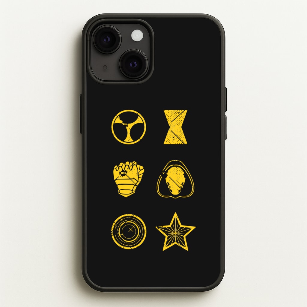 Antihero Symbols - Thunderbolts Phone Case for iPhone 13