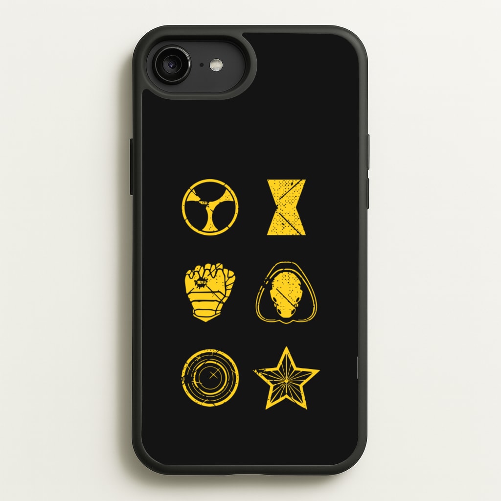 Antihero Symbols - Thunderbolts Phone Case for iPhone 6 Plus / 7 Plus / 8 Plus