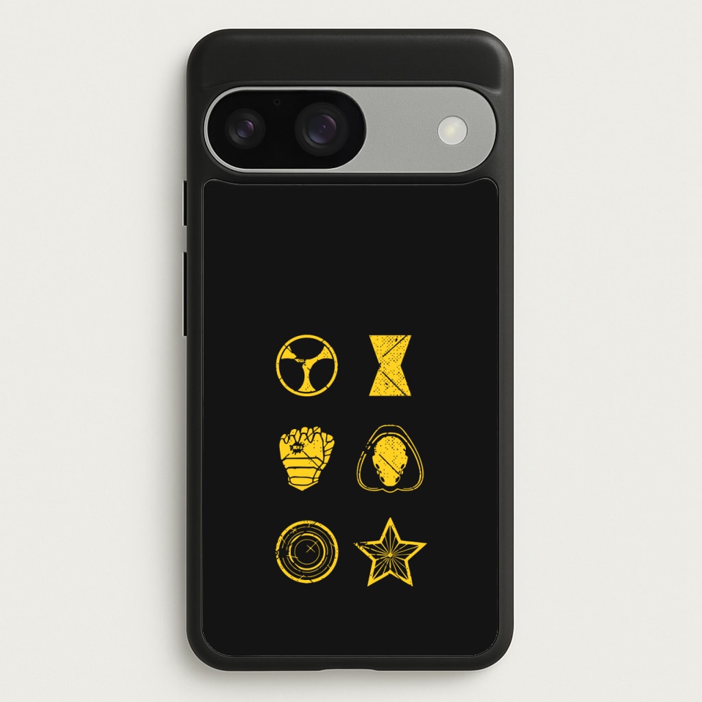 Antihero Symbols - Thunderbolts Phone Case for Google Pixel 9 / 9 Pro