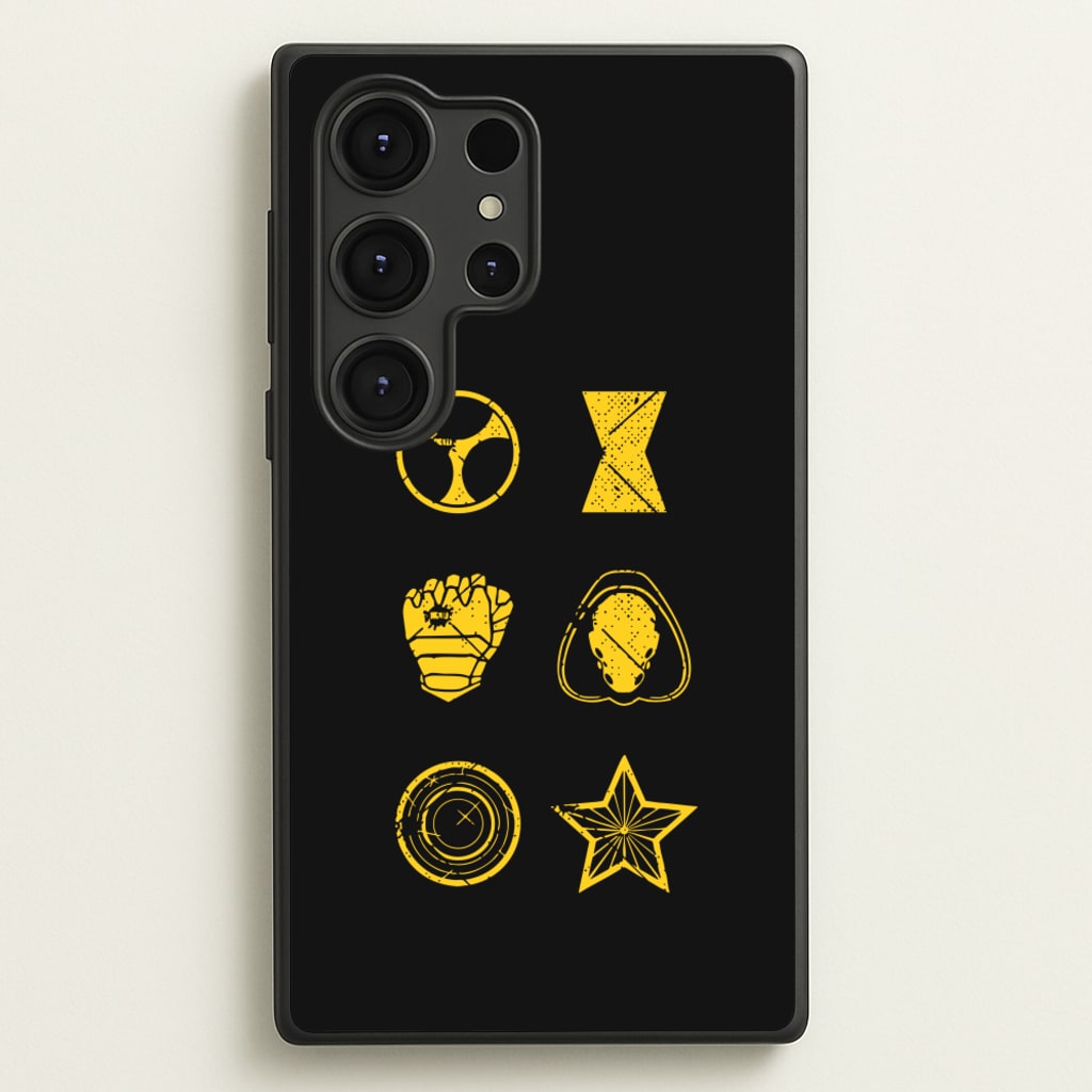 Antihero Symbols - Thunderbolts Phone Case for Galaxy S25 Ultra