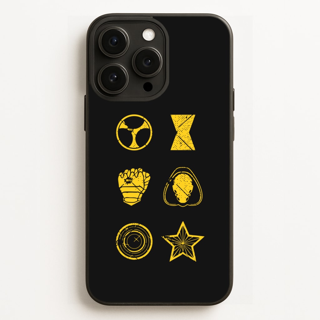 Antihero Symbols - Thunderbolts Phone Case for iPhone 12 Pro Max